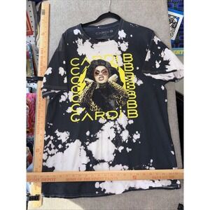 Cardi B Bleached Look T-shirt Size Large Hip Hop